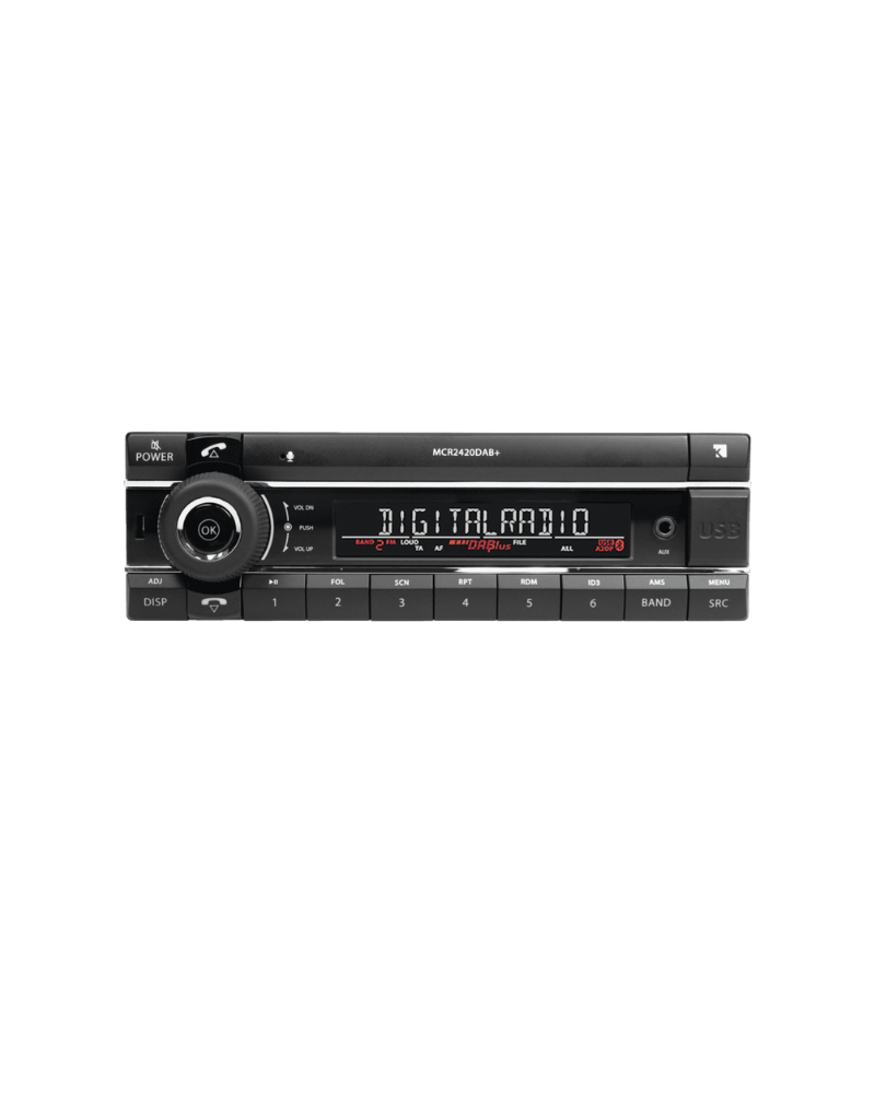 Axion Kienzle MCR 2420 DAB+ USBAUXBT 24V Kurzschacht