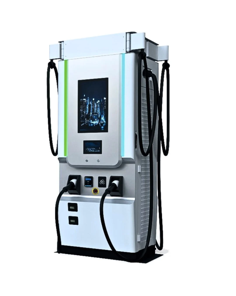 EM2GO DC Charger 480kW 4 xCCS2 mit Eichrecht 500A Flüssigkeitsgekühlte Ladestation