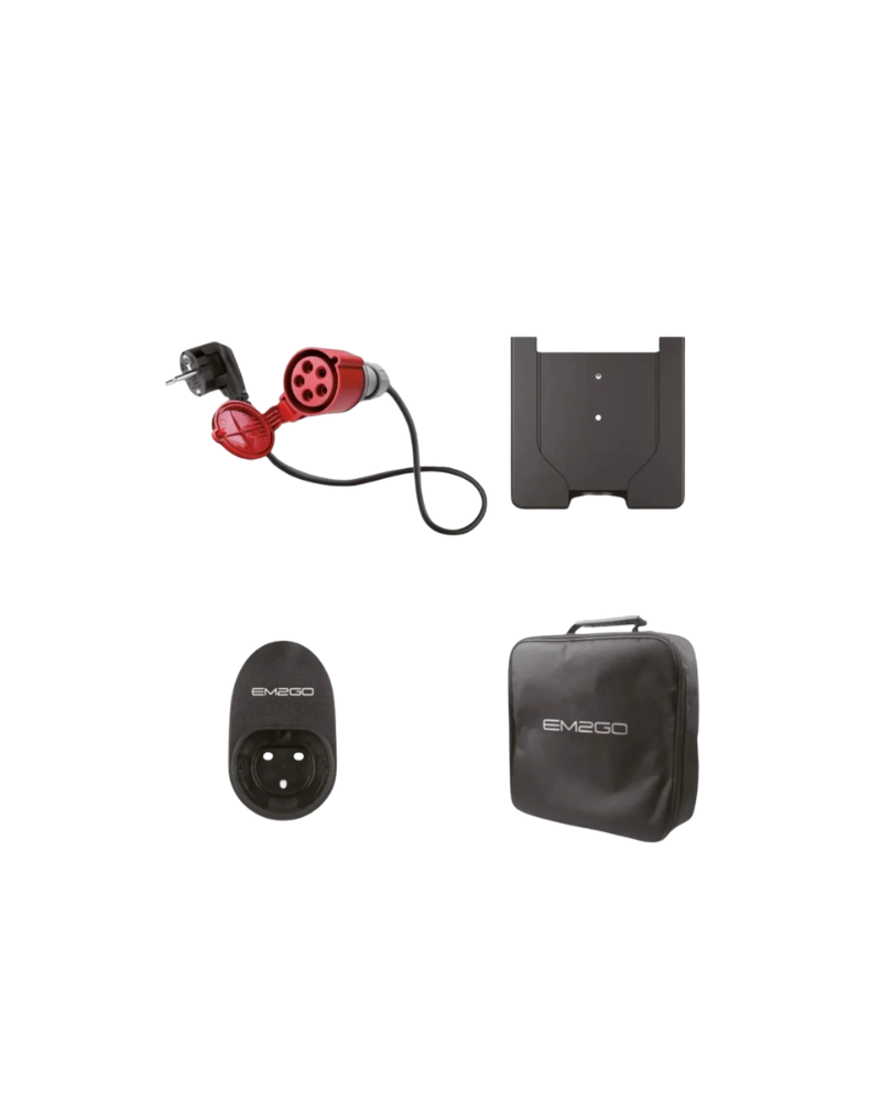 EM2GO TAKE11Link Mobile Wallbox 11 kW mit App – Typ 2 EV-Ladegerät mit CEE & Schuko, IP66_