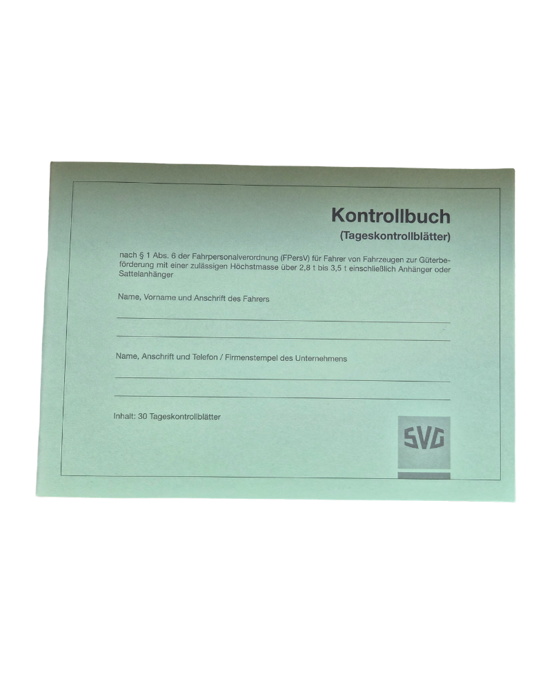 SVG-Kontrollbuch innen