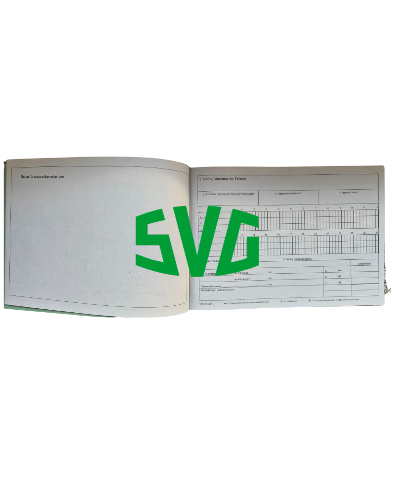 SVG Kontrollbuch DIN A5 (30 Tageskontrollblätter) / Paket – Bild 3